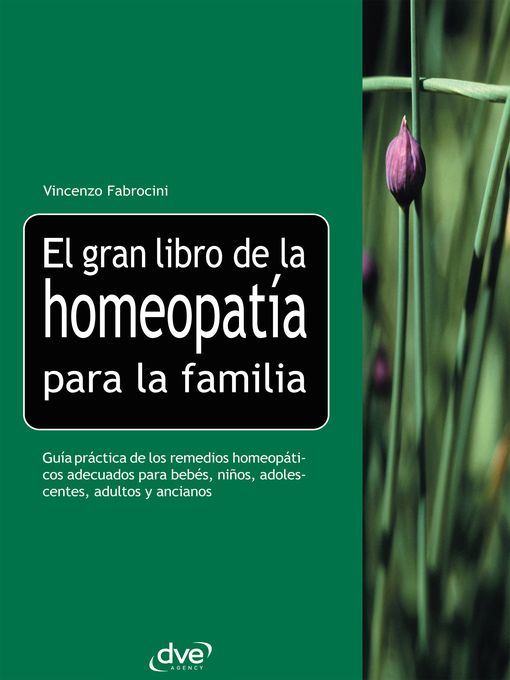 Title details for El gran libro de la homeopatía para la familia by Vincenzo Fabrocini - Available